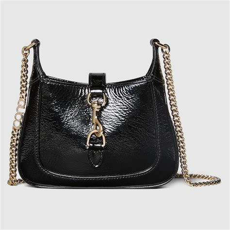 borsa tracolla nera gucci velluto|Mini borsa a spalla Jackie Notte .